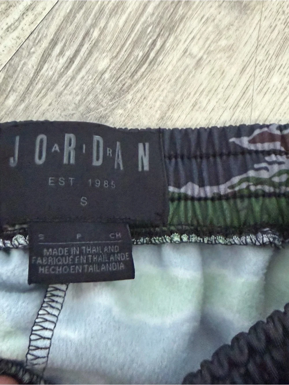 Lot Of 2 Jordan Boys Joggers Sweatpants Size Small 8-10 Camo / Blue Athletic